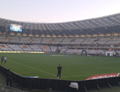 Vista do Estádio Governador Magalhães Pinto, o Mineirão, em Belo Horizonte
