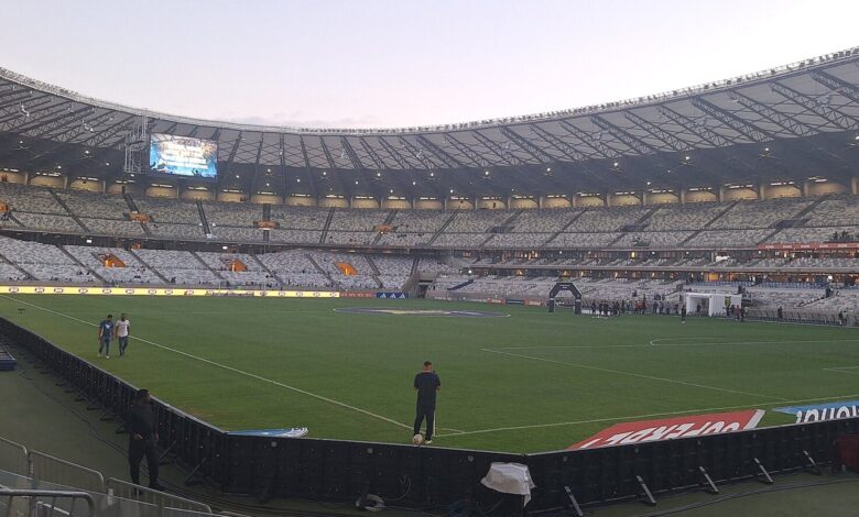Vista do Estádio Governador Magalhães Pinto, o Mineirão, em Belo Horizonte