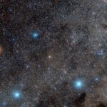 Constelação do Cruzeiro do Sul no céu noturno
