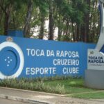 Vista da Toca da Raposa, centro de treinamento do Cruzeiro em Belo Horizonte.